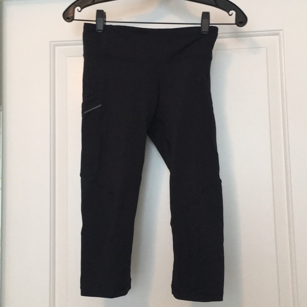 lululemon crop leggings black